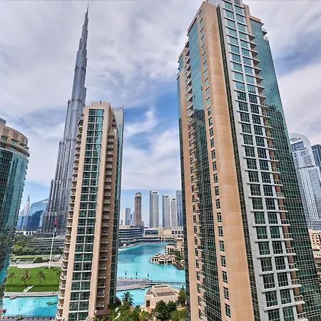 Bellavista Boulevard Central Spacious 2 Bedroom With Maids Room Burj Khalifa And Fountain View Dubai Exterior photo