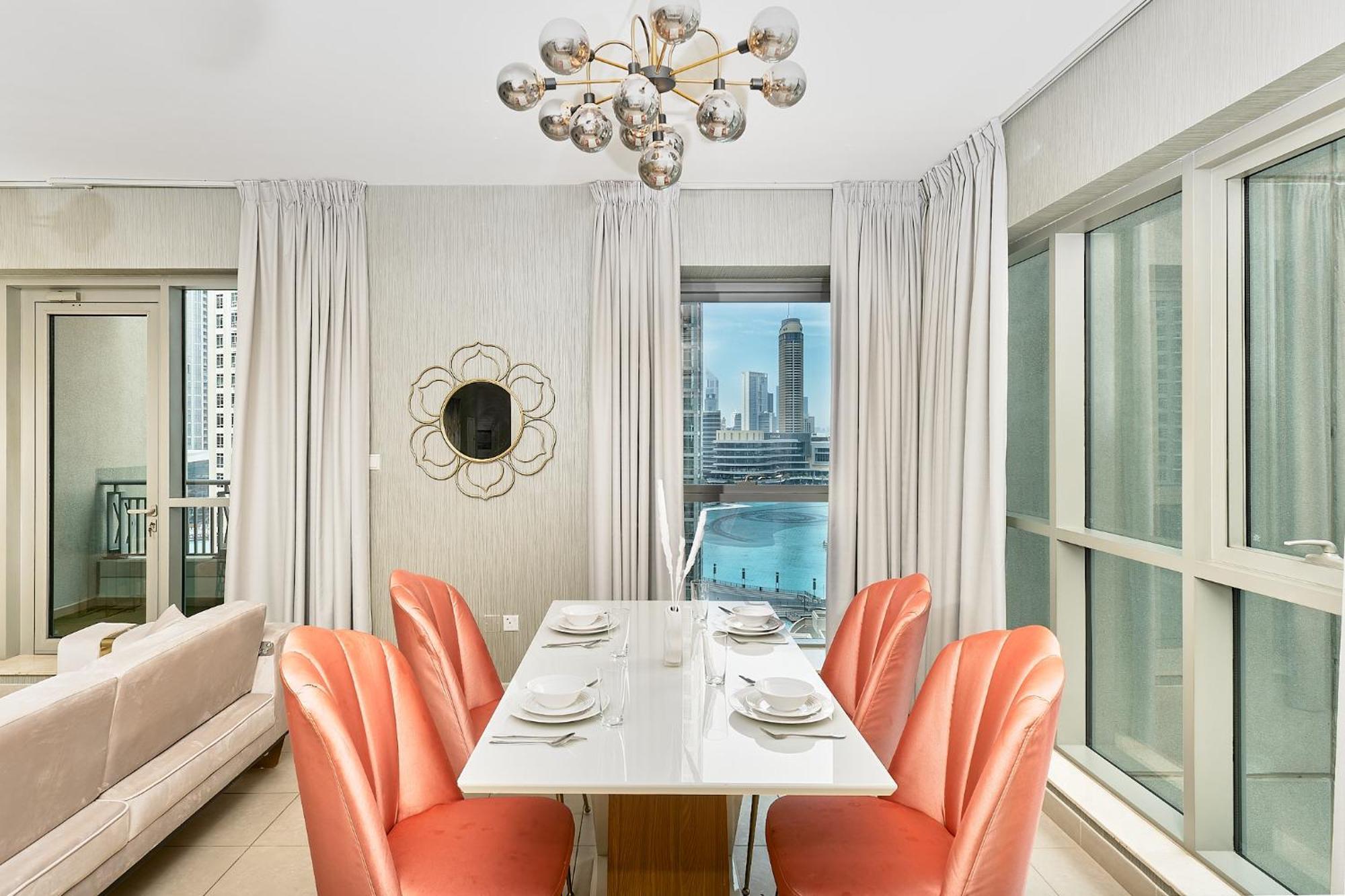 Apartamento Bellavista Boulevard Spacious 2 Bedroom With Maids Burj Khalifa And Fountain View *